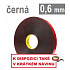 3M VHB™ 5925-F, gro. 0,6 mm; negru bandă acrilică adezivă puternică cu până lauă fețe 19 mm x 33 m