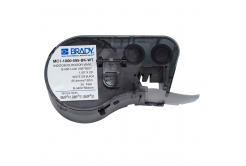 Brady MC1-1000-595-BK-WT / 131606, benzi autoadezive 25.40 mm x 7.62 m