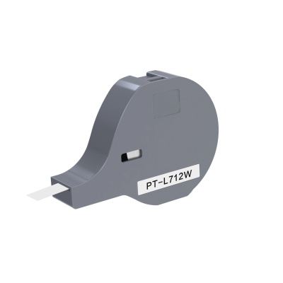 P700 L712W, 12mm x 8m, alb bandă