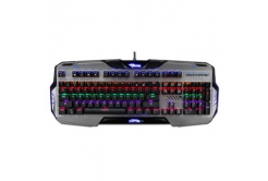 E-blue Mazer Mechanical 729, klávesnice US, herní, podsvícená s modrým spínačem typ drátová (USB), černá, mechanická
