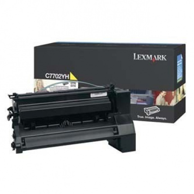 Lexmark C7702YH galben (yellow) toner original