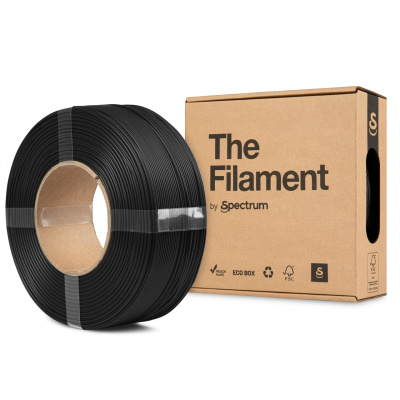 "The Filament" by Spectrum TF-24166 filament, ReFill, PLA Matte, 1,75mm, 1000g, Negru (Stealth black)