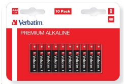 VERBATIM  Alkalická Baterie AAA 10 Pack / LR3