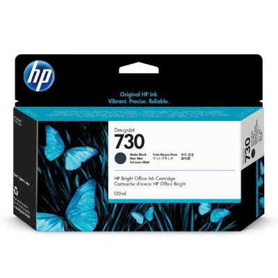 HP 730 P2V65A negru mat (matte black) cartus original