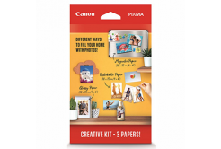 Canon PIXMA CreativeKit2-MG/RP/PP-201, hartie foto, lucios, alb, Canon PIXMA, 10x15cm, 4x6&quot;, 265 g/m2, 3634C003