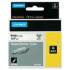 Dymo Rhino 18051, S0718260, 6mm x 1,5m text negru / fundal alb, banda original
