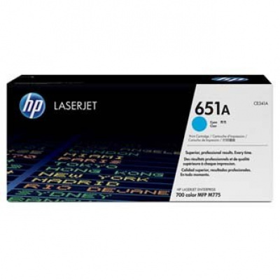 HP 651A CE341A azuriu (cyan) toner original
