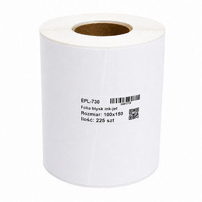 Etichete autoadezive pentru EPSON ColorWorks EPL-730 PP Glossy Premium, 100x150mm, polipropilenă, lucioase, albe