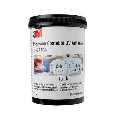 3M 7555 T PCA Adeziv activat cu radiații UV, 1 litr