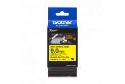 Brother HSe-621E Pro Tape, 9 mm x 1.5. m, text negru / fundal galben , banda original