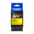 Brother HSe-621E Pro Tape, 9 mm x 1.5. m, text negru / fundal galben , banda original