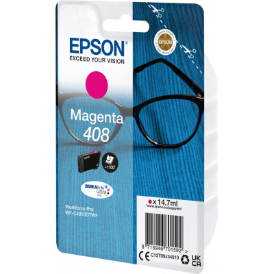 Epson 408 C13T09J34010 purpuriu (magenta) cartus original