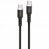Powerton ENERGY DARK EDITION Cablu USB-C, 100W, 1m, din silicon, negru