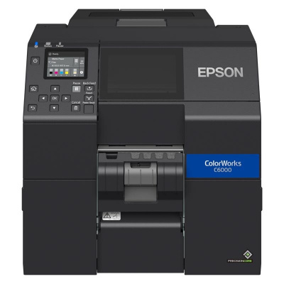 Epson ColorWorks C6000Pe (mk) C31CH76202MK, color imprimantă de etichete, peeler, disp., USB, Ethernet, black