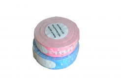 Brother PT-W217PK, 30mm x 217mm, 100 buc., text negru / fundal roz, rola etichete compatibil - bratari, banda compatibila