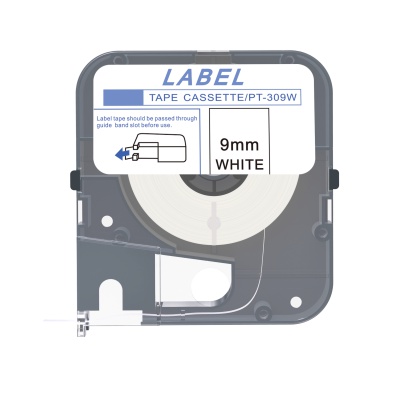 Max LM-309W, 9mm x 8m, alb banda compatibila