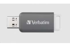 VERBATIM Flash Disk 128GB DataBar USB 2.0 Drive, gri