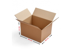 Kartonová krabice, hnědá, 300x200x150mm, 25 KS