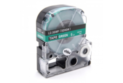 Epson LC-SD9GW, 9mm x 8m, text alb / fundal verde, banda compatibila