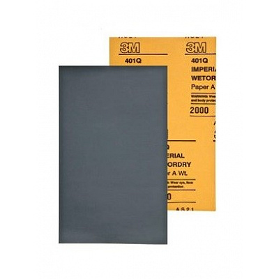 3M 401Q foaie abrazivă WetorDry Micro Fine, 138 mm x 230 mm P1500