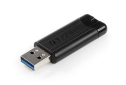 VERBATIM Flash Disk 256GB PinStripe USB 3.0, negru