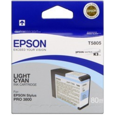 Epson T580500 azuriu deschis (light cyan) cartus original