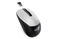 Genius Mouse NX-7015 31030019404, 1600DPI, 2.4 [GHz], Optical, 3tl., Fara fir USB, argint, AA