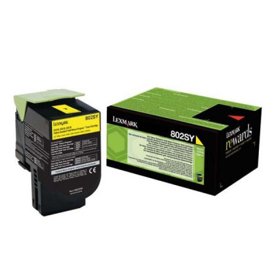 Lexmark 80C2SY0 galben (yellow) toner original