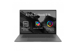 ASUS Zenbook S16 OLED/UM5606GA-OLED592XZ/AI9-465/16"/2880x1800/T/32GB/512GB/AMD int/W11P/Gri/2R