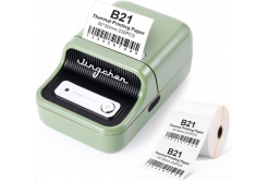 Niimbot B21 Smart 1AC13032012 imprimantă de etichete, verde + rola etichete