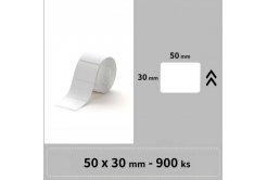 Niimbot 1EA01204102, 50x30mm, 900buc., alb etichete autoadezive