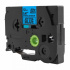 Banda compatibila Brother TZ-S531 / TZe-S531, 12mm x 8m, extr.adh. text negru / fundal albastru