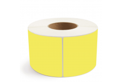 Autoadezive PP (polypropylen) etichete, 69x48mm, 1500buc., pentru TTR, galben, rola