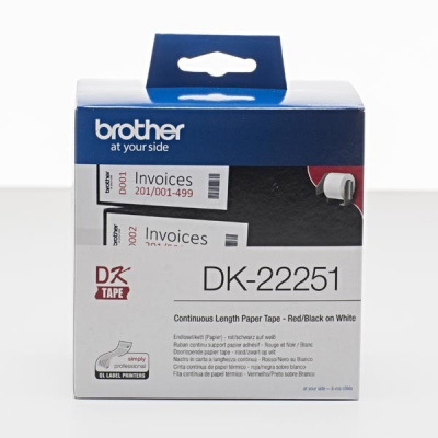 Brother DK-22251, 62mm x 15,24m, rola etichete original
