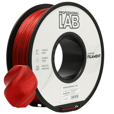 Professional Lab FG-P180-E1, 3D filament, PLA, 1,75mm, 1000g, Roșu (Galaxy red)