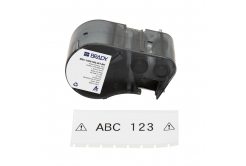 Brady M5C-1500-595-WT-BK / 170944, 38.10 mm x 7.62 m, Vinil, text negru / fundal alb