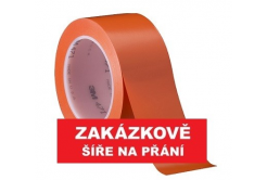 3M 471 Bandă adezivă PVC pentru marcare, rezistent la abraziune, portocaliu 50 mm x 33 m