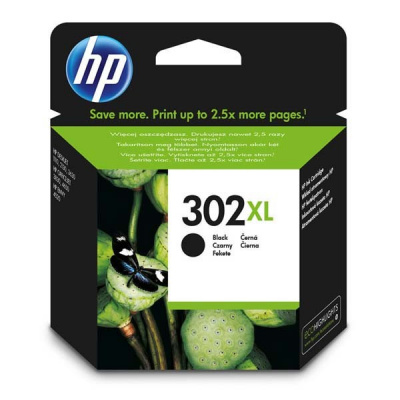 HP 302XL F6U68AE negru (black) cartus original