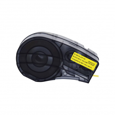Brady M21-125-C-342-YL, 6 mm x 2,13 m, text negru / fundal galben, banda compatibila