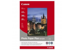 Canon SG-201 Photo Paper Plus Semi-Glossy, hartie foto, semi lucios, satin, alb, A3, 260 g/m2, 20 buc