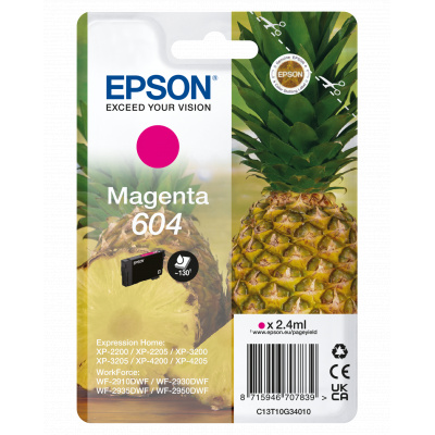 Epson 604 T10G340 C13T10G34010 purpuriu (magenta) cartus original