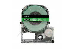 Epson LC-SD36GW, 36mm x 8m, text alb / fundal verde, banda compatibila