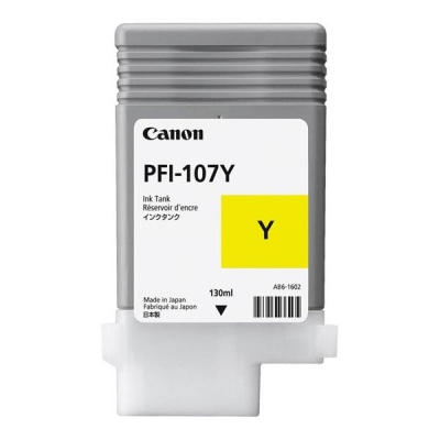 Canon PFI-107Y, 6708B001 galben (yellow) cartus original