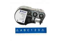 Brady M4C-750-595-BL-WT / 170824, 19.05 mm x 7.62 m, Vinil, text alb / fundal albastru