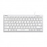 A4Tech FX51, Tastatură CZ, fără tastatură numerică, profil redus, tip cu fir (USB), albă