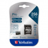 Verbatim 47045 MicroSD, card de memorie, micro SDXC, 256GB, UHS 3 (U3), cu adaptor