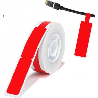 Niimbot A2K18638001, 12,5x109mm, 60buc., etichete autoadezive roșii pentru cabluri