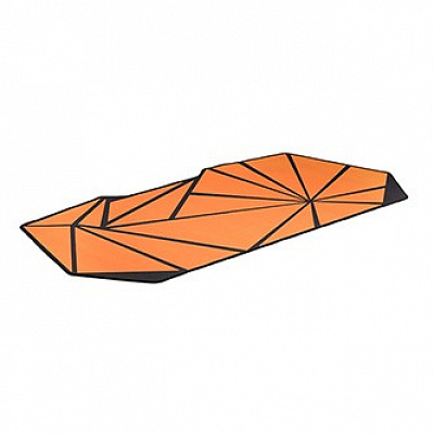 Powerton LIFE FURIA Mouse pad pentru gaming, cu partea inferioară antiderapantă, portocalie