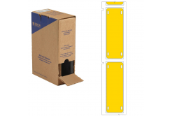 Brady BM-25x75-7643-YL-L / 312200, Bulk BMP71 Heatex Cable Markers, 75.00 mm x 25.00 mm