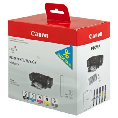 Canon PGI-9 1034B013 PBK/C/M/Y/GY multipack de cartuse originale